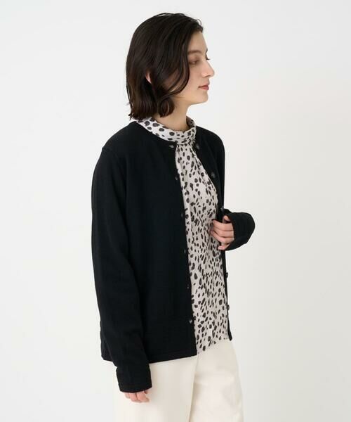 Maison de CINQ / メゾン ドゥ サンク セットアップ | [アンサンブル対応]メリノウールカラーカーディガン | 詳細3