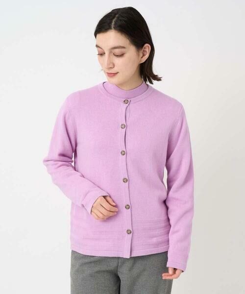 Maison de CINQ / メゾン ドゥ サンク セットアップ | [アンサンブル対応]メリノウールカラーカーディガン | 詳細4