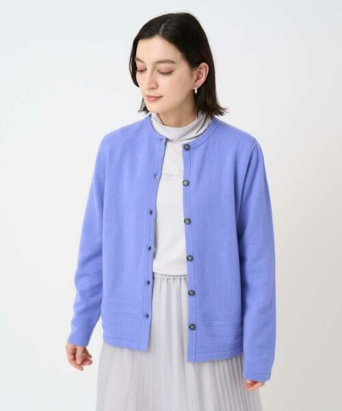 Maison de CINQ / メゾン ドゥ サンク セットアップ | [アンサンブル対応]メリノウールカラーカーディガン | 詳細6