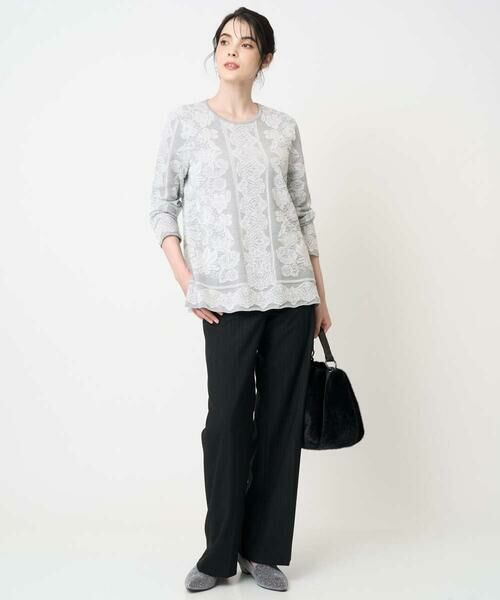 Maison de CINQ / メゾン ドゥ サンク ニット・セーター | レーシージャガードニットプルオーバー | 詳細11