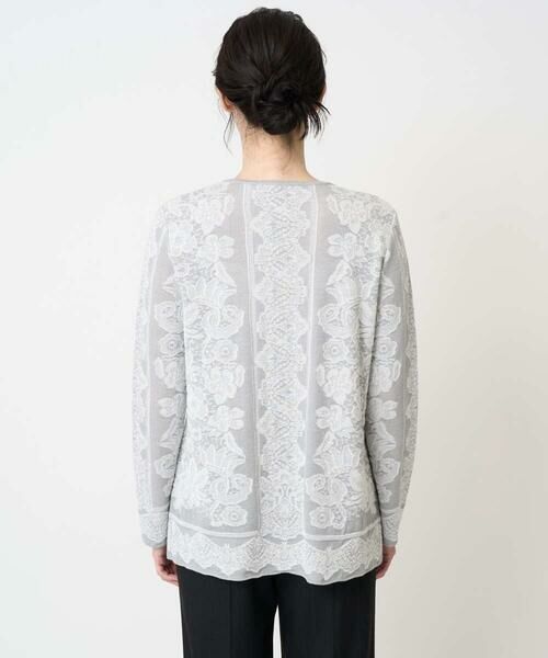 Maison de CINQ / メゾン ドゥ サンク ニット・セーター | レーシージャガードニットプルオーバー | 詳細4