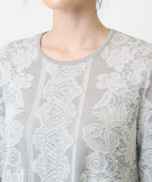 Maison de CINQ / メゾン ドゥ サンク ニット・セーター | レーシージャガードニットプルオーバー | 詳細5