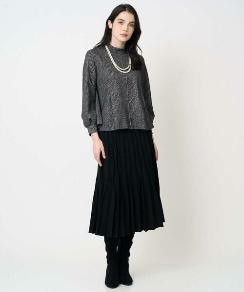 Maison de CINQ / メゾン ドゥ サンク ロング・マキシ丈スカート | ウエーブニットプリーツスカート | 詳細6