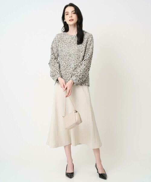 Maison de CINQ / メゾン ドゥ サンク ロング・マキシ丈スカート | [セットアップ対応]ラメジャージースカート | 詳細1