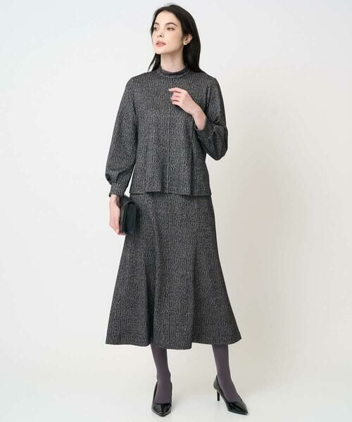 Maison de CINQ / メゾン ドゥ サンク ロング・マキシ丈スカート | [セットアップ対応]ラメジャージースカート | 詳細21