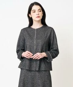 Maison de CINQ / メゾン ドゥ サンク セットアップ | [セットアップ対応]ラメジャージー羽織