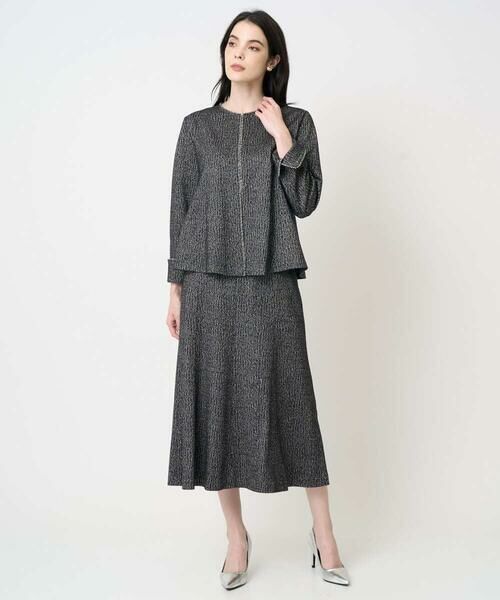 Maison de CINQ / メゾン ドゥ サンク セットアップ | [セットアップ対応]ラメジャージー羽織 | 詳細18