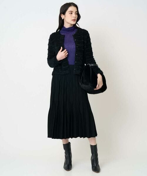 Maison de CINQ / メゾン ドゥ サンク セットアップ | ファンシーツイードニットジャケット | 詳細16