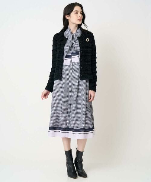 Maison de CINQ / メゾン ドゥ サンク セットアップ | ファンシーツイードニットジャケット | 詳細23