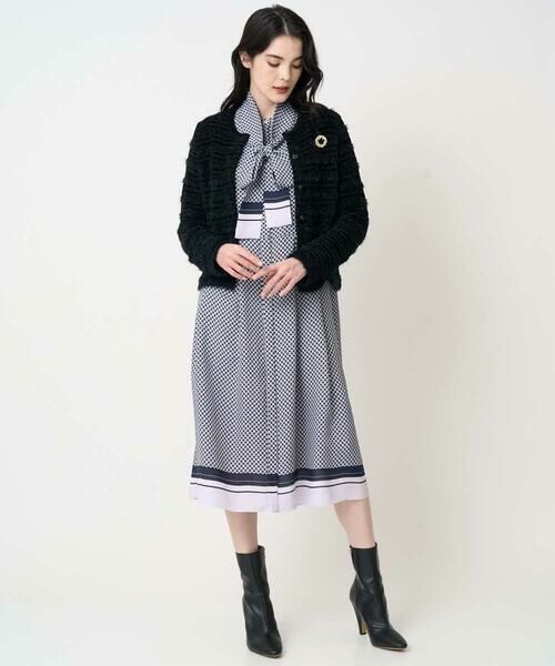 Maison de CINQ / メゾン ドゥ サンク セットアップ | ファンシーツイードニットジャケット | 詳細24