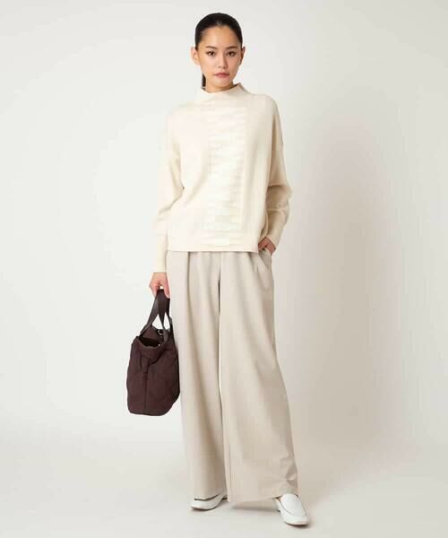 Maison de CINQ / メゾン ドゥ サンク ニット・セーター | 【小さいサイズ】幾何柄モチーフスパンコールニットプルオーバー | 詳細14