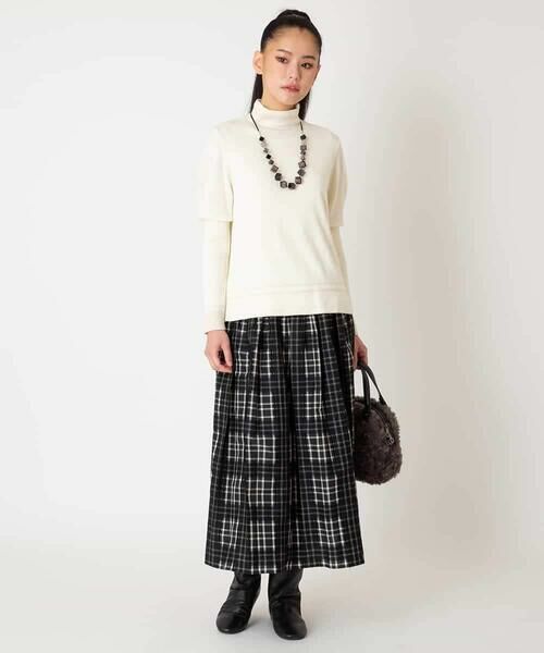 Maison de CINQ / メゾン ドゥ サンク ニット・セーター | 【小さいサイズ】ボーダーネックスパンコールニットプルオーバー | 詳細18