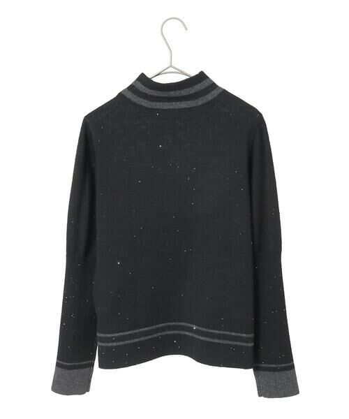 Maison de CINQ / メゾン ドゥ サンク ニット・セーター | 【小さいサイズ】ボーダーネックスパンコールニットプルオーバー | 詳細23