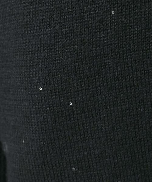 Maison de CINQ / メゾン ドゥ サンク ニット・セーター | 【小さいサイズ】ボーダーネックスパンコールニットプルオーバー | 詳細27