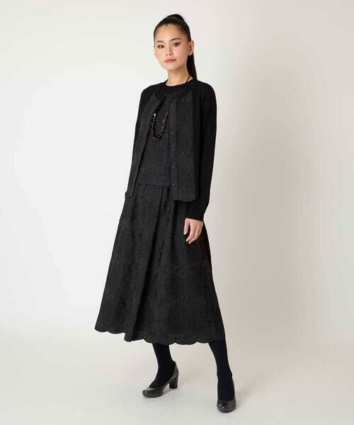 Maison de CINQ / メゾン ドゥ サンク ニット・セーター | 【小さいサイズ】レースドッキングニットプルオーバー | 詳細13