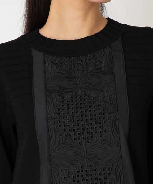 Maison de CINQ / メゾン ドゥ サンク ニット・セーター | 【小さいサイズ】レースドッキングニットプルオーバー | 詳細4