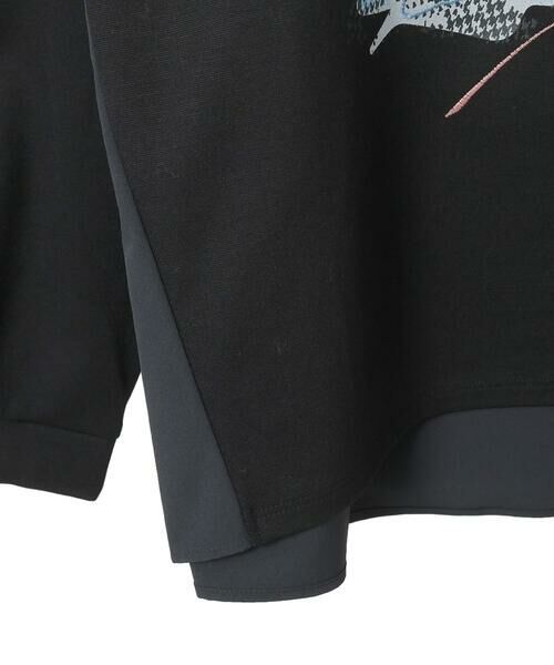 Maison de CINQ / メゾン ドゥ サンク カットソー | 【小さいサイズ】グラフィカルモチーフデザインスウェット /洗える | 詳細23