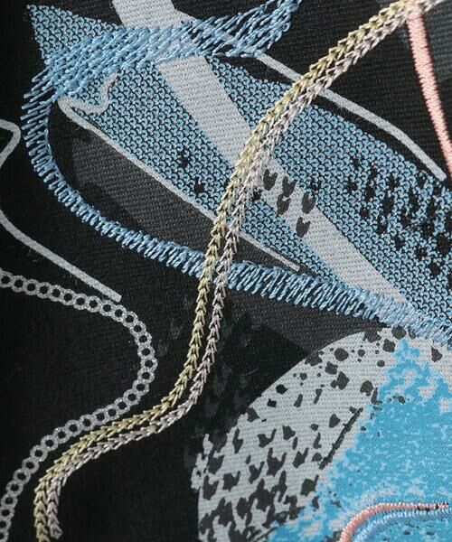 Maison de CINQ / メゾン ドゥ サンク カットソー | 【小さいサイズ】グラフィカルモチーフデザインスウェット /洗える | 詳細25