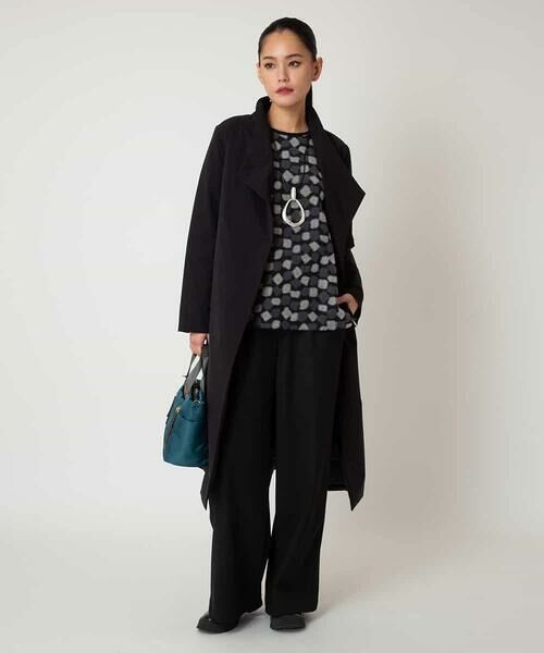 Maison de CINQ / メゾン ドゥ サンク カットソー | 【小さいサイズ】起毛ブロック切り替えデザインプルオーバー /洗える | 詳細15