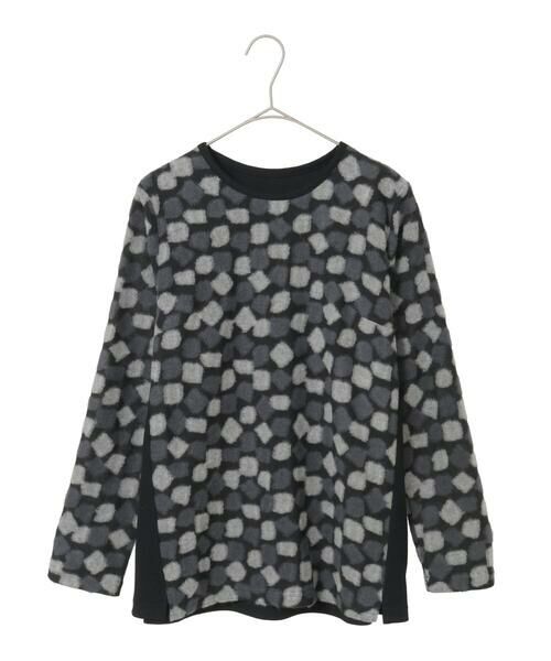 Maison de CINQ / メゾン ドゥ サンク カットソー | 【小さいサイズ】起毛ブロック切り替えデザインプルオーバー /洗える | 詳細17