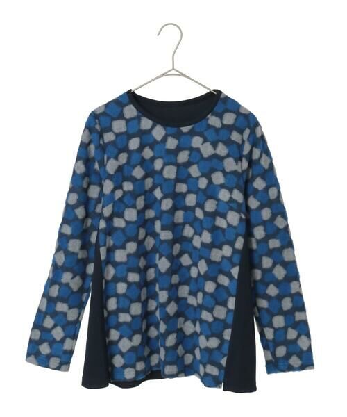 Maison de CINQ / メゾン ドゥ サンク カットソー | 【小さいサイズ】起毛ブロック切り替えデザインプルオーバー /洗える | 詳細18