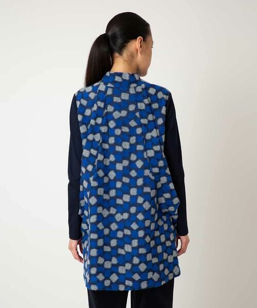 Maison de CINQ / メゾン ドゥ サンク チュニック | 【小さいサイズ】起毛ブロックサイド切り替えデザインチュニック /洗える | 詳細4