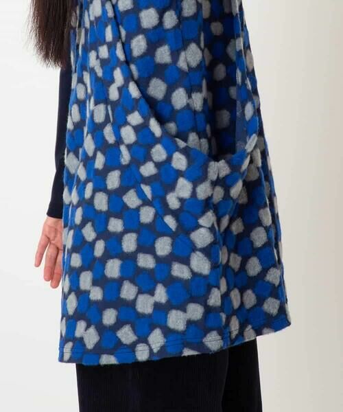 Maison de CINQ / メゾン ドゥ サンク チュニック | 【小さいサイズ】起毛ブロックサイド切り替えデザインチュニック /洗える | 詳細8