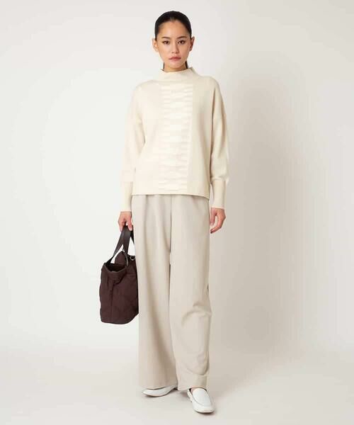 Maison de CINQ / メゾン ドゥ サンク その他パンツ | 【小さいサイズ】ストレッチワイドパンツ/アルガンオイル加工/洗える | 詳細10