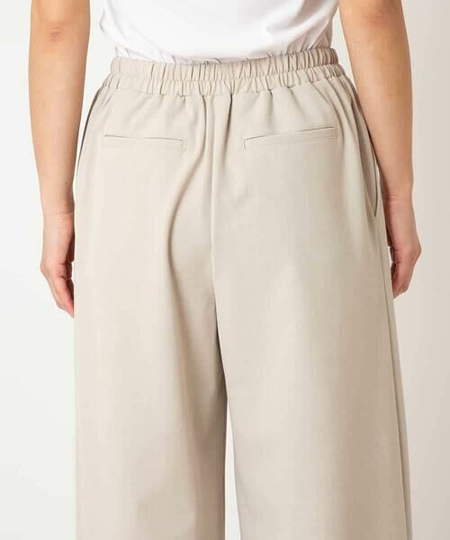 Maison de CINQ / メゾン ドゥ サンク その他パンツ | 【小さいサイズ】ストレッチワイドパンツ/アルガンオイル加工/洗える | 詳細8