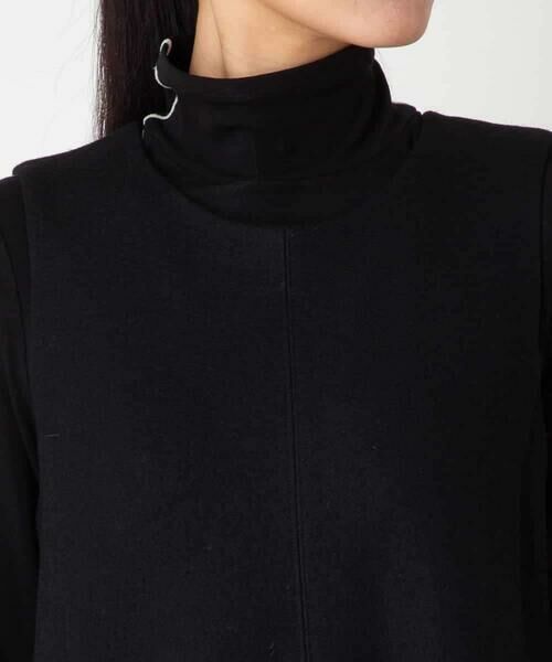 Maison de CINQ / メゾン ドゥ サンク ロング・マキシ丈スカート | 【小さいサイズ】スムースウールAラインジャンパースカート | 詳細4