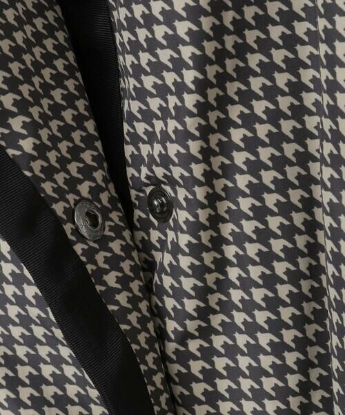 Maison de CINQ / メゾン ドゥ サンク ダウンジャケット・ベスト | 【小さいサイズ】千鳥プリントテープアクセントダウンコート | 詳細14