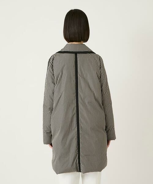 Maison de CINQ / メゾン ドゥ サンク ダウンジャケット・ベスト | 【小さいサイズ】千鳥プリントテープアクセントダウンコート | 詳細21