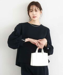 Maison de CINQ / メゾン ドゥ サンク シャツ・ブラウス | 【小さいサイズ】ボリュームスリーブブラウス/撥水/防シワ/洗える