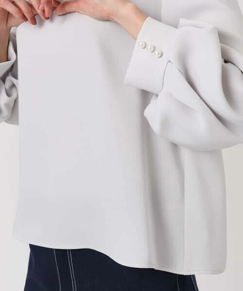 Maison de CINQ / メゾン ドゥ サンク シャツ・ブラウス | 【小さいサイズ】ボリュームスリーブブラウス/撥水/防シワ/洗える | 詳細18