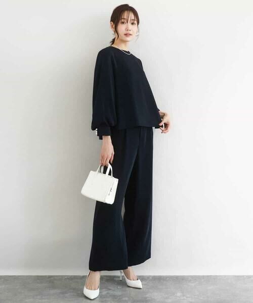 Maison de CINQ / メゾン ドゥ サンク シャツ・ブラウス | 【小さいサイズ】ボリュームスリーブブラウス/撥水/防シワ/洗える | 詳細3