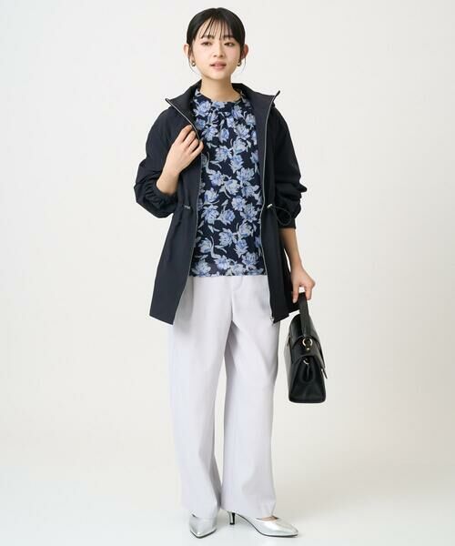 Maison de CINQ / メゾン ドゥ サンク シャツ・ブラウス | 【小さいサイズ】ボウタイ付き花柄シフォンブラウス/洗濯機で洗える | 詳細29