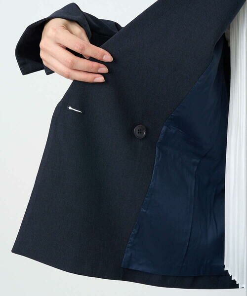Maison de CINQ / メゾン ドゥ サンク セットアップ | 【小さいサイズ】ダブルブレストジャケット/洗える | 詳細14