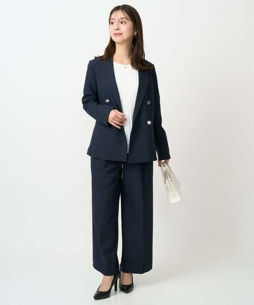 Maison de CINQ / メゾン ドゥ サンク セットアップ | 【小さいサイズ】ダブルブレストジャケット/洗える | 詳細15