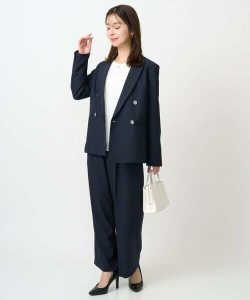 Maison de CINQ / メゾン ドゥ サンク セットアップ | 【小さいサイズ】ダブルブレストジャケット/洗える | 詳細16