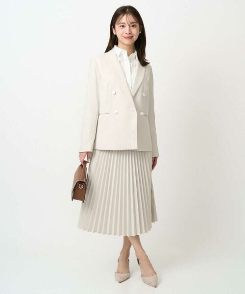 Maison de CINQ / メゾン ドゥ サンク セットアップ | 【小さいサイズ】ダブルブレストジャケット/洗える | 詳細19