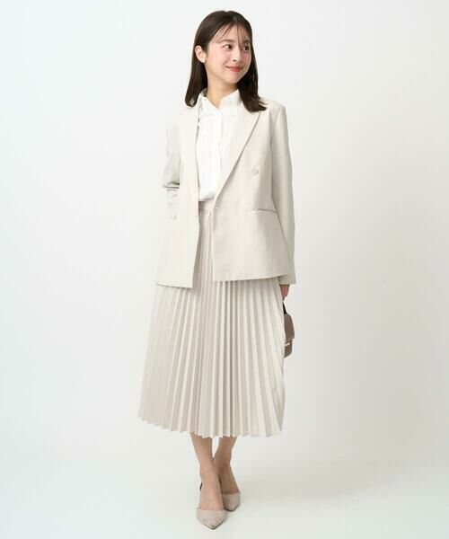 Maison de CINQ / メゾン ドゥ サンク セットアップ | 【小さいサイズ】ダブルブレストジャケット/洗える | 詳細20