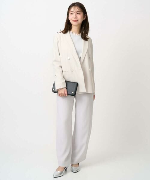 Maison de CINQ / メゾン ドゥ サンク セットアップ | 【小さいサイズ】ダブルブレストジャケット/洗える | 詳細22