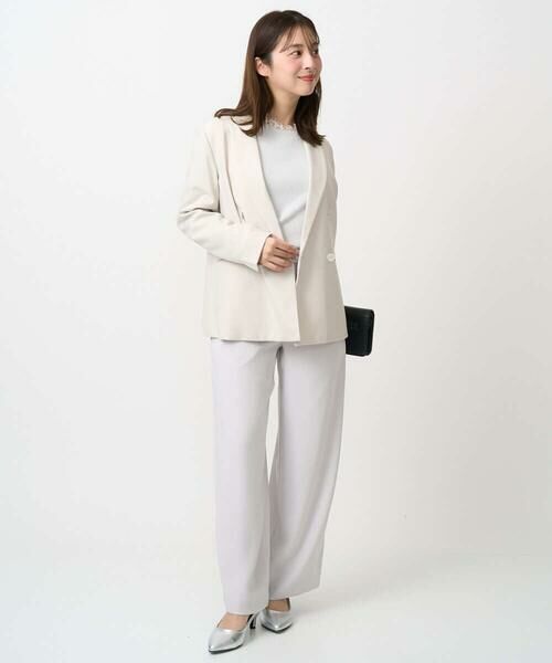 Maison de CINQ / メゾン ドゥ サンク セットアップ | 【小さいサイズ】ダブルブレストジャケット/洗える | 詳細24