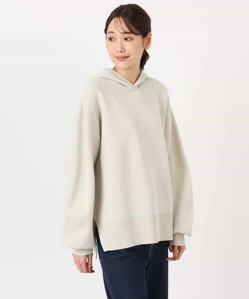 Maison de CINQ / メゾン ドゥ サンク ニット・セーター | 【小さいサイズ】スウェットライクニットフーディー/洗える | 詳細18