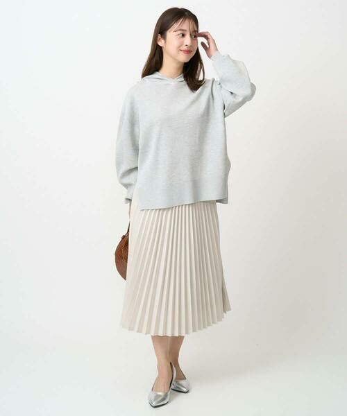 Maison de CINQ / メゾン ドゥ サンク ニット・セーター | 【小さいサイズ】スウェットライクニットフーディー/洗える | 詳細23