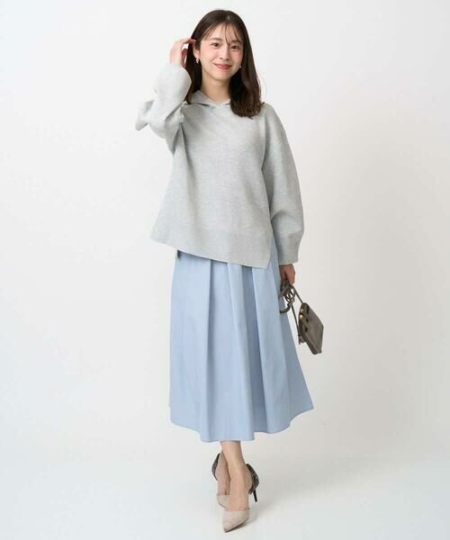 Maison de CINQ / メゾン ドゥ サンク ニット・セーター | 【小さいサイズ】スウェットライクニットフーディー/洗える | 詳細27