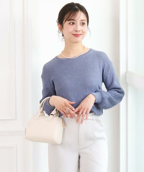 Maison de CINQ / メゾン ドゥ サンク ニット・セーター | 【小さいサイズ】鹿の子編みニット/洗える | 詳細1