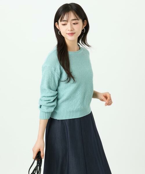 Maison de CINQ / メゾン ドゥ サンク ニット・セーター | 【小さいサイズ】鹿の子編みニット/洗える | 詳細12