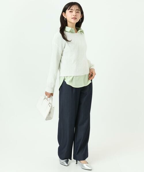 Maison de CINQ / メゾン ドゥ サンク ニット・セーター | 【小さいサイズ】鹿の子編みニット/洗える | 詳細27