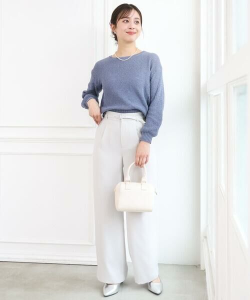 Maison de CINQ / メゾン ドゥ サンク ニット・セーター | 【小さいサイズ】鹿の子編みニット/洗える | 詳細30